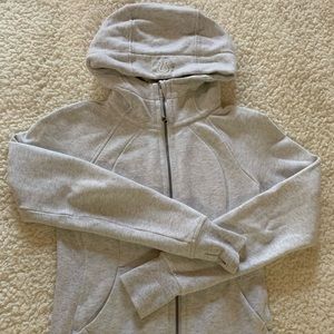 Scuba Hoodie in light grey size 4 (XS)